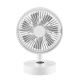 Ventilateur De Table Portable Silencieux USB Type-C Avec Batterie 4000 mAh Oscillation 135° Et Vitesse Réglable