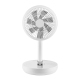 Ventilateur De Bureau Portable Sans Fil Pliable Et Télescopique 4000mAh USB C Réglage Continu Du Débit D’Air