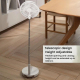 Ventilateur De Bureau Portable Sans Fil Pliable Et Télescopique 4000mAh USB C Réglage Continu Du Débit D’Air - www.yonis-shop...