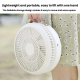 Ventilateur De Bureau Portable Sans Fil Pliable Et Télescopique 4000mAh USB C Réglage Continu Du Débit D’Air - www.yonis-shop...