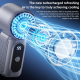Mini Ventilateur Portable À Main Avec Refroidissement TEC Turbo 2600mAh Affichage LED Flux D’Air 180° Silencieux - www.yonis-...