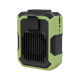 Ventilateur À Clip Rechargeable Pour Ceinture Mains Libres 3 Vitesses Lampe LED Batterie 2400 mAh - www.yonis-shop.com