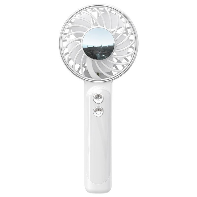 Ventilateur Portable Silencieux Rechargeable USB-C 3 Vitesses Avec Crochet Et Fonction Bureau - www.yonis-shop.com