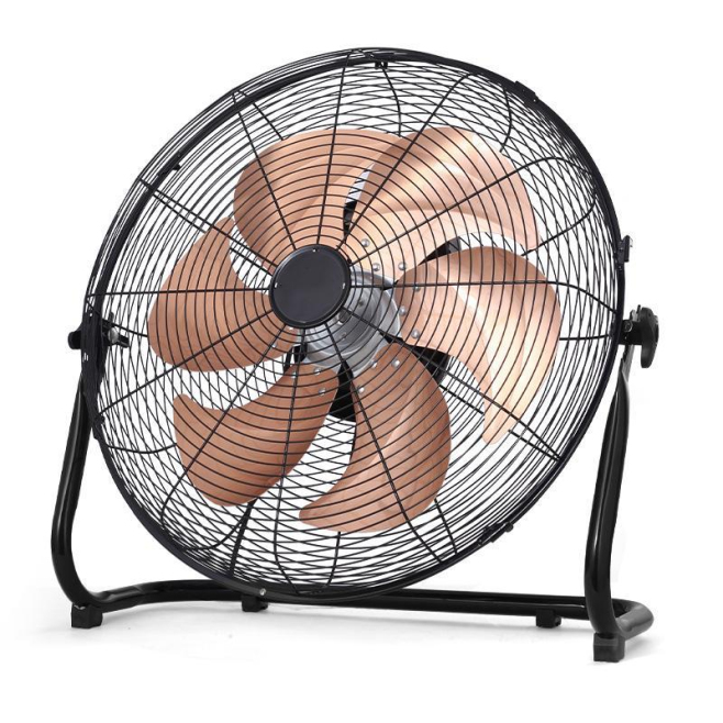 Ventilateur Sur Pied Industriel 16 Pouces 6 Pales En Aluminium 8 Vitesses Inclinaison Réglable 150° ахь - www.yonis-shop.com