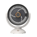 Ventilateur USB De Circulation D’Air Rechargeable Pour Bureau 3D Silencieux 4 Vitesses Avec Veilleuse Et Batterie 2000 mAh - ...