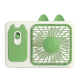 Ventilateur De Bureau Et Portable Rechargeable USB Design Chaton Violet 250 mAh Utilisation Main Libre Et Nomade - www.yonis-...