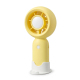 Ventilateur Portable Rechargeable Pour Camping Avec Support Téléphone 3 Vitesses Silencieux Jaune 14,5 cm - www.yonis-shop.com