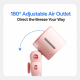 Ventilateur Portable Pliable Et Silencieux Avec Refroidissement TEC 199 Niveaux Et Flux D’Air Orientable - www.yonis-shop.com