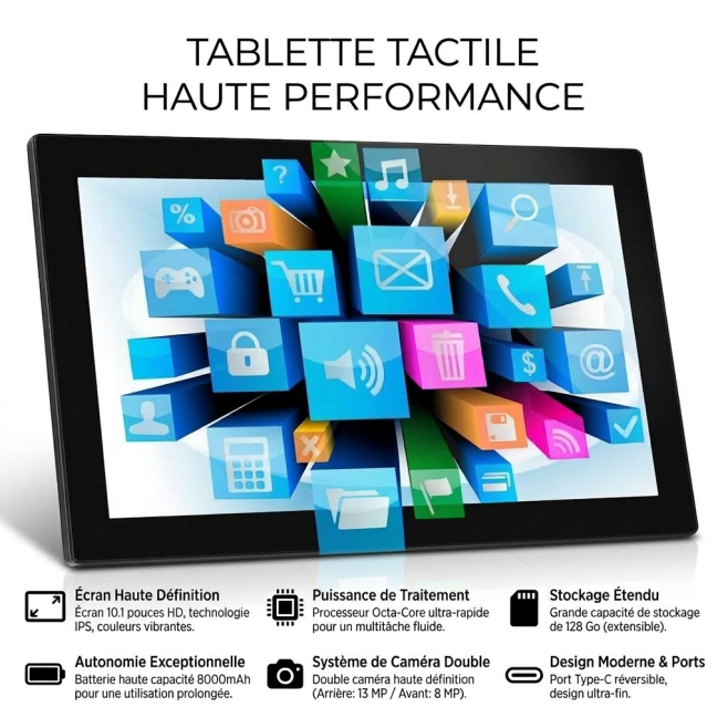 Tablette Grand Ecran Tactile 21,5 pouces Android 8.1 Quad Core Cadre Photo Numérique - www.yonis-shop.com