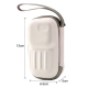 Étui De Rangement Pour Mini Ventilateur Portable Résistant Aux Chocs Avec Fermeture Éclair Format Compact Beige - www.yonis-s...