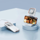 Ventilateur Portable USB 3 En 1 Avec Batterie 3000mAh Autonomie 8 Heures 3 Vitesses Et Support Smartphone - www.yonis-shop.com