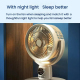 # Ventilateur De Circulation Pour Pièce Sur Pied Avec Télécommande 5 Vitesses Minuterie Et Lumière Nocturne - www.yonis-shop.com