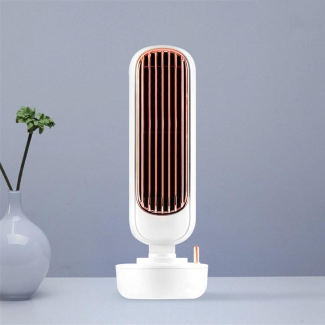 Ventilateur Tour De Bureau USB Avec Brumisateur Sans Pales 3 Vitesses Réservoir 220 Ml Minuterie 3 À 6 Heures - www.yonis-sho...
