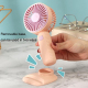Mini Ventilateur Portable De Poche Rose À Souffle Puissant Base Amovible Support Smartphone Et Recharge USB 400 mAh - www.yon...