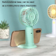 Mini Ventilateur Portable De Poche Rose À Souffle Puissant Base Amovible Support Smartphone Et Recharge USB 400 mAh - www.yon...