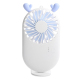 Mini Ventilateur De Poche USB Rechargeable 3 Vitesses Blanc Perle 6 W Batterie 800 mAh Format Compact - www.yonis-shop.com