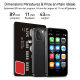 Smartphone Ultra Fin RAM ROM Écran 3 Pouces Android 9.0 Quad Core Double SIM - www.yonis-shop.com