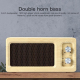 Enceinte Bluetooth Bois 16W Autonomie 6H Support Micro SD 3.5mm AUX U Disk - www.yonis-shop.com