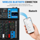 Table De Mixage Audio 4 Canaux Pour Streaming Et Enregistrement Bluetooth USB MP3 48 V Et 16 Effets Numériques - www.yonis-sh...