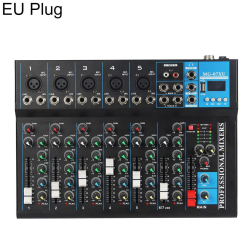 Table De Mixage Audio 7 Canaux Pour Streaming Live Avec Bluetooth USB MP3 48V Et 16 Effets Numériques