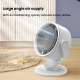 Ventilateur Turbo De Bureau Et Mural À Batterie 4000 mAh 100 Vitesses USB C Orientation À 90 Degrés - www.yonis-shop.com