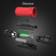 Enceinte Waterproof Bluetooth Multifonction Pour Vélo Avec Lampe SOS Et Batterie 4000mAh Compatible Smartphones - www.yonis-s...