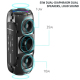 Enceinte Bluetooth Portable 55W Étanche IPX6 Son Haute Fidélité Autonomie 7h Supporte MP3 WAV Aux TF - www.yonis-shop.com
