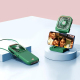Ventilateur Portable USB 3 En 1 Avec Batterie 3000mAh Autonomie 8 Heures 3 Vitesses Et Support Smartphone - www.yonis-shop.com