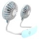 Ventilateur De Cou Portable Rechargeable USB À 7 Pales 3 Vitesses Et Flexible Orientable À 360° - www.yonis-shop.com