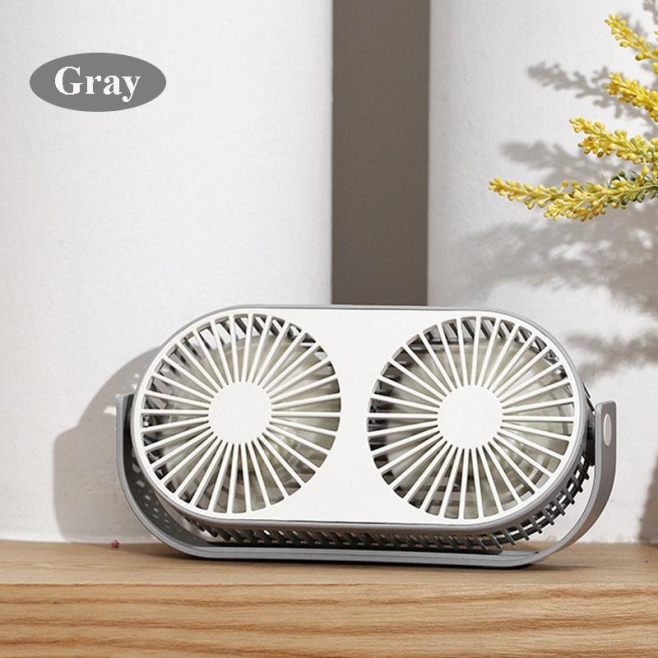 Ventilateur De Bureau Mini USB 2 En 1 Humidificateur 3 Vitesses Orientable À 360° - www.yonis-shop.com