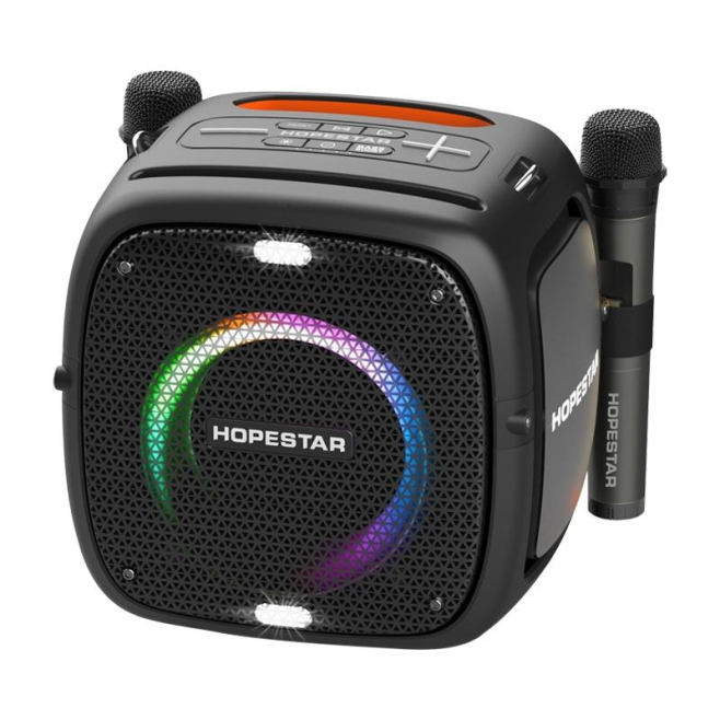 Enceinte Bluetooth Portable Pour Soirées 80 W Avec Basses Renforcées Éclairage RGB IPX6 Et 10 H D’Autonomie - www.yonis-shop.com