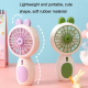 Mini Ventilateur Portable Rechargeable USB Pour Se Rafraîchir Avec Veilleuse 2 Vitesses À Main Ou De Bureau - www.yonis-shop.com