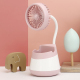 Ventilateur De Bureau USB Avec Porte Stylo Support Téléphone Batterie 500 mAh Bruit Inférieur À 36 dB