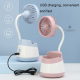 Ventilateur De Bureau USB Avec Porte Stylo Support Téléphone Batterie 500 mAh Bruit Inférieur À 36 dB - www.yonis-shop.com