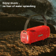 Enceinte Bluetooth Portable Étanche Avec Lumière Rythmique Support Appel Mains-Libres Lecteur U Disk Micro SD AUX FM - www.yo...