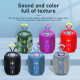 Mini Enceinte Bluetooth Puissante 8W Basses Profondes Lumière LED Etanche Fonction Appel Carte TF Radio FM TWS - www.yonis-sh...