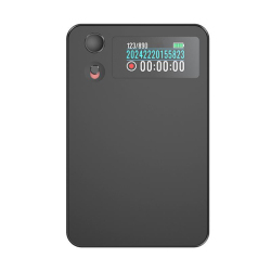 Enregistreur Vocal IA Avec Écran 0,96 Pouce Ultra Fin 128 Go Compatible Avec L’Application AIREC