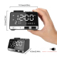 Réveil Lumineux Enceinte Bluetooth 4.2 Avec Affichage Musique Et Radio Puissance 3W Son Haute Qualité - www.yonis-shop.com