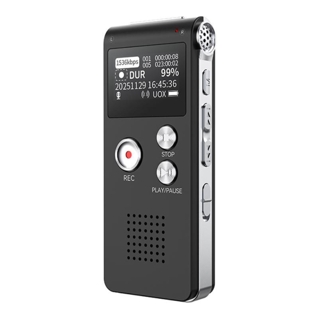 Enregistreur Vocal Professionnel Stéréo Pour Réunions 32 Go Réduction De Bruit À 360° Et Autonomie De 85 Heures - www.yonis-s...