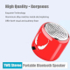 Mini Enceinte Bluetooth Portable À Basses Renforcées Corps En Aluminium 3 W Autonomie 300 mAh Portée 10 m - www.yonis-shop.com