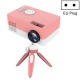 Videoprojecteur Mini LED HD 1080P Portable Avec Montage Trépied Support AV HDMI USB TF Qualité Image Supérieure Protection Oc...