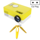 Videoprojecteur Mini LED HD 1080P Portable Avec Montage Trépied Support AV HDMI USB TF Qualité Image Supérieure Protection Oc...