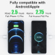 Chargeur Sans Fil Rapide 15W Forme Ronde Blanc Technologie Qi Température Basse - www.yonis-shop.com