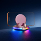 Support De Téléphone Pour Voiture À Charge Sans Fil Rapide Base Nano Gel Lavable Rotation Complète Et Éclairage RGB - www.yon...