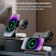 Chargeur Sans Fil 3 en 1 15W Pliable Rapide et Ergonomique Pour Smartphone Casque et Montre - www.yonis-shop.com