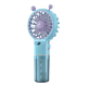 Mini Ventilateur Brumisateur Portable Rechargeable USB Orange 4 Vitesses Silencieux 400 mAh 18 5 cm