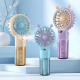 Mini Ventilateur Brumisateur Portable Rechargeable USB Orange 4 Vitesses Silencieux 400 mAh 18 5 cm - www.yonis-shop.com