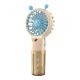 Mini Ventilateur Brumisateur Portable Rechargeable USB Orange 4 Vitesses Silencieux 400 mAh 18 5 cm - www.yonis-shop.com