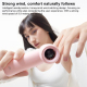 Mini Ventilateur À Main Silencieux Avec Affichage Numérique LED 5 Vitesses Batterie 3000 mAh Flux D’air 9.9 m/s - www.yonis-s...