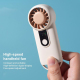 Mini Ventilateur À Main Haute Vitesse Avec Affichage Numérique 5 Vitesses Batterie 2000 mAh Et Port Type C - www.yonis-shop.com